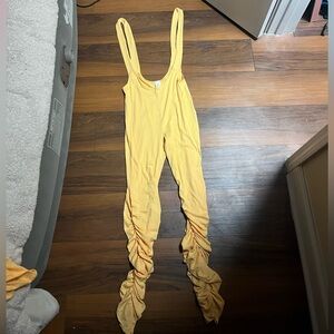 Sunny Yellow Sleeveless Jumpsuit